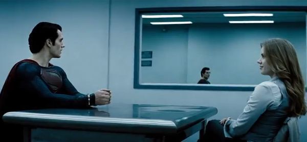 A practical application of Fresnel's equations is in one-way mirrors. A scene from the movie "Man of Steel".