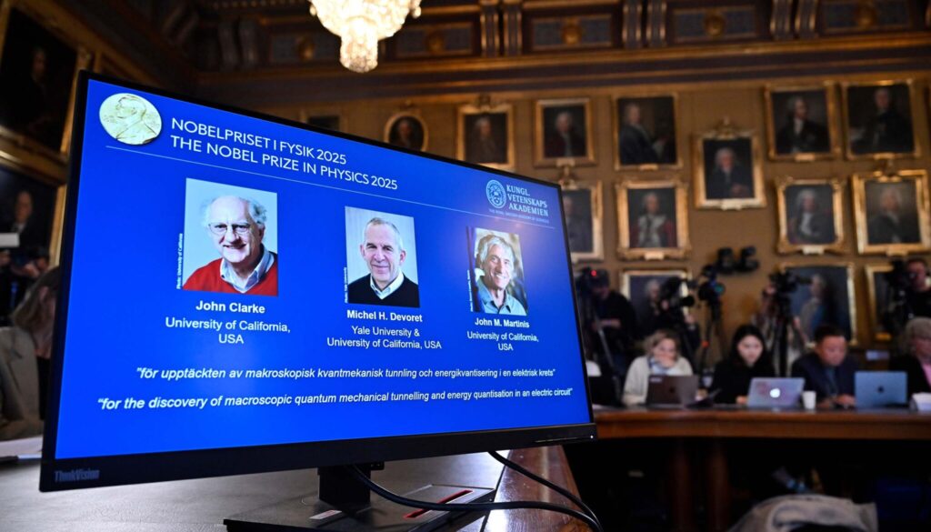 2025 Nobel Prize in Physics announcement in Quantum Physics