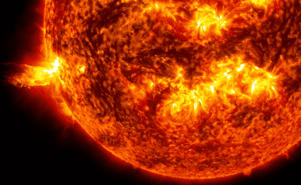 Nuclear fusion in the Sun comes through the properties of quantum tunnelling.